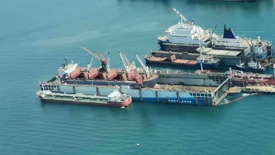 Denizi kirleten yüzer kreyne 1 milyon 333 bin TL ceza