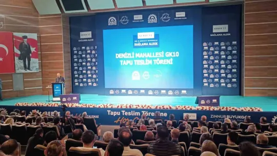 Kocaeli'deki 1.683 hak sahibine tapuları teslim edildi