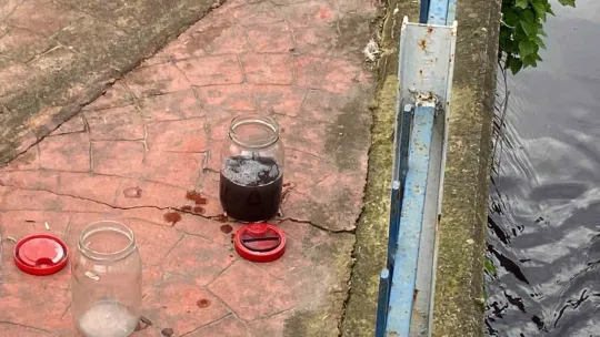 Dere simsiyah aktı, ekipler harekete geçti