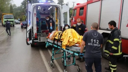 Dere yatağına uçan otomobilin sürücüsü kurtarılamadı!