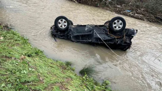 Dereye sürüklenen otomobilini bir gün sonra bulmuştu, yaşananları anlattı