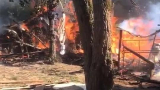 Derince'de 300 balya saman küle döndü