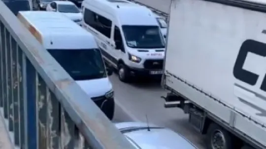 Dev limanın tır trafiği ve gürültüsü sabır taşırdı