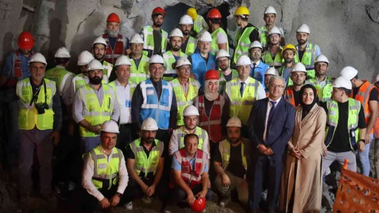 Dev metro projesinin tünelinde ışık gözüktü