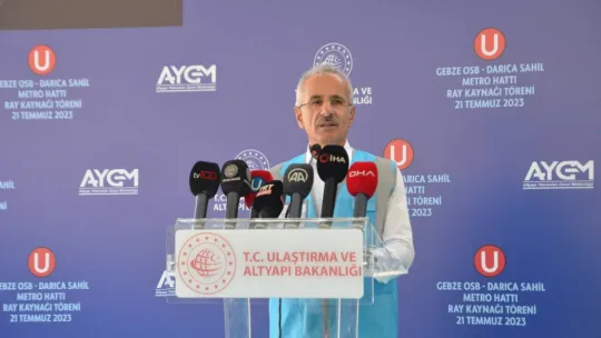 Dev projenin ilk kaynağını Bakan Uraloğlu yaptı