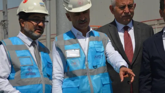 Dev projenin ilk kaynağını Bakan Uraloğlu yaptı