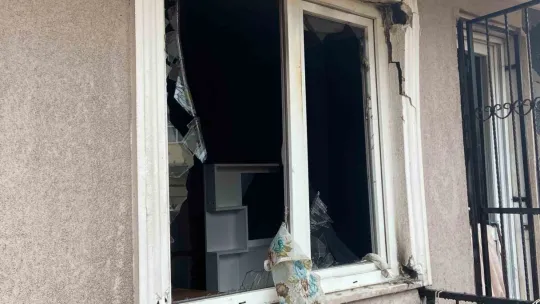 Doğal gaz bomba gibi patladı