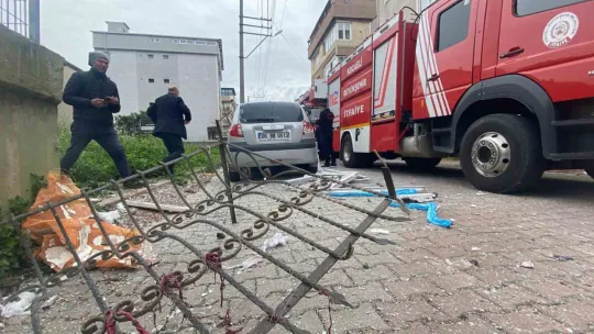 Doğal gaz bomba gibi patladı