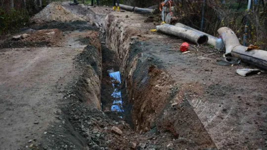 Doğal gaz boru hattı alev topuna döndü