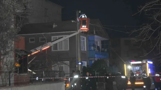 Doğal gaz patlaması güvenlik kamerasında!