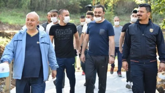 Döngel Mesire Alanı'nda yürüyüş ve inceleme bir arada!