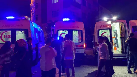 Düğün salonunda korkutan yangın