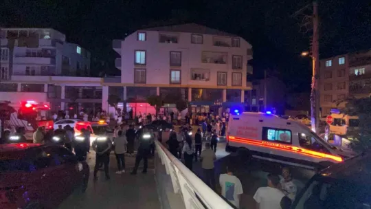 Düğün salonunda korkutan yangın