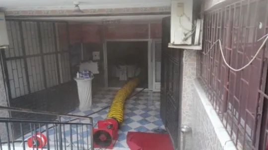 Düğün salonunda yangın paniği