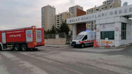 Duman gören vatandaşlar itfaiyeyi harekete geçirdi