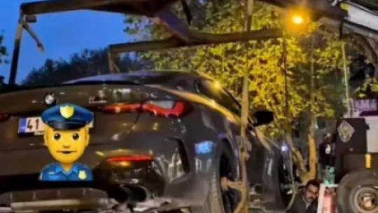 Ehliyetsiz sürücünün drifti pahalıya patladı