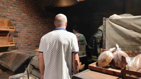 Ekipler soğutma çalışması yaptı, onlar ekmek pişirdi