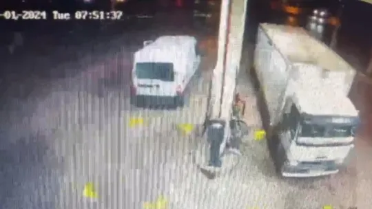 El frenini çekmeyi unutunca olanlar oldu