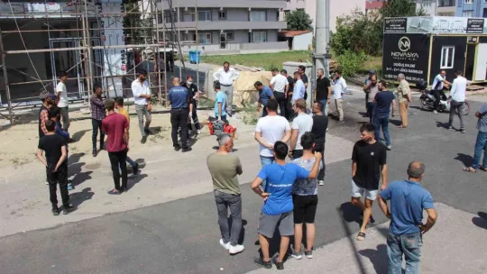 Elektrik akımına kapılan işçinin feci ölümü