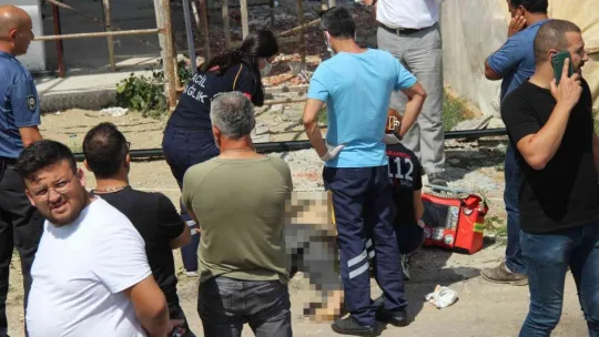 Elektrik akımına kapılan işçinin feci ölümü