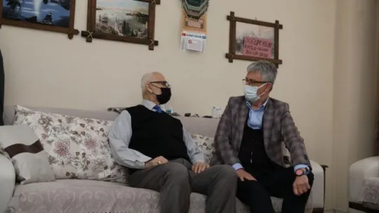 Ellibeş'ten Efsane Muhtara vefa ziyareti