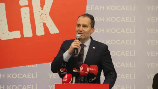 Erbakan, Kocaeli'de konuştu
