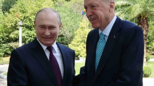 Erdoğan Putin ile bir araya geldi