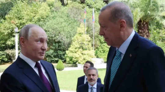 Erdoğan Putin ile bir araya geldi