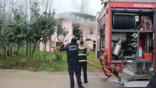 Evde çıkan yangın sonu oldu