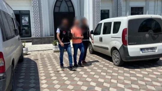 Evlat katili baba tutuklandı, öldürdüğü oğlu toprağa verildi