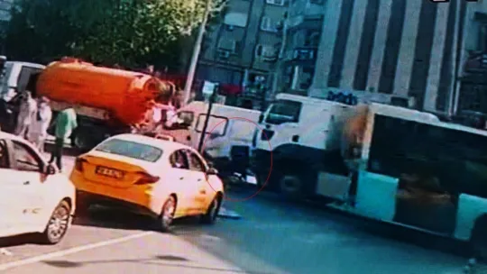 Ezilmekten kıl payı kurtuldu