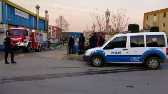 Fabrika fırınının patlaması paniğe sebep oldu