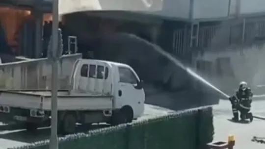 Fabrikadan LPG tüpünün patlamasıyla çıkan yangın korkuttu!