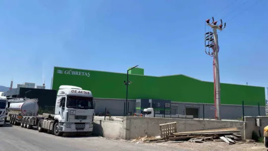 Gübretaş'ta yangın