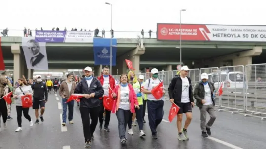Fatma Kaplan Hürriyet İstanbul'da koştu!