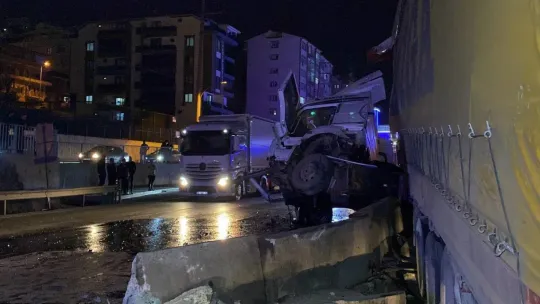Feci kazadan burnu bile kanamadan kurtuldu