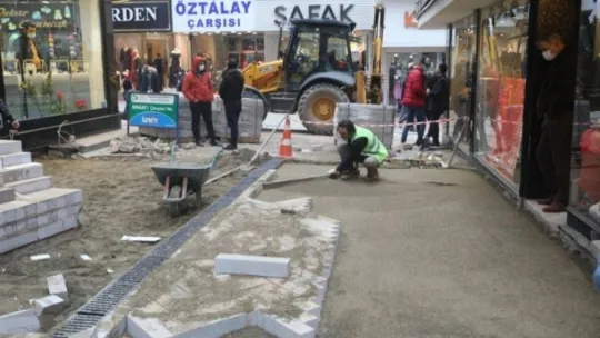 Feridun Özbay Caddesi çalışmalarında sona gelindi!
