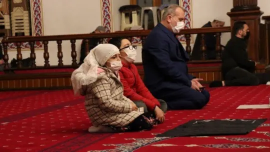 Fevziye Cami'inde Miraç Kandili coşkusu!
