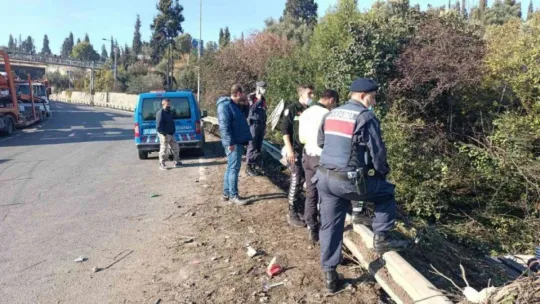 Freni boşalan kamyonun sürücüsü, canını hiçe saydı!