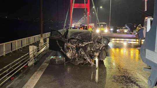 FSM Köprüsü'nde zincirleme kaza
