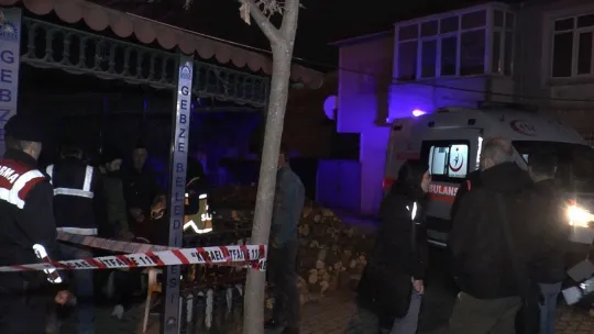 Gaz pedalı takılan otomobil tıra çarpıp çay bahçesine uçtu