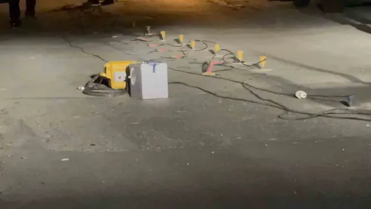 Gebze'de zeminin tomografisi santim santim çekiliyor