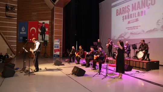 Gebze'de Barış Manço eserleriyle anıldı