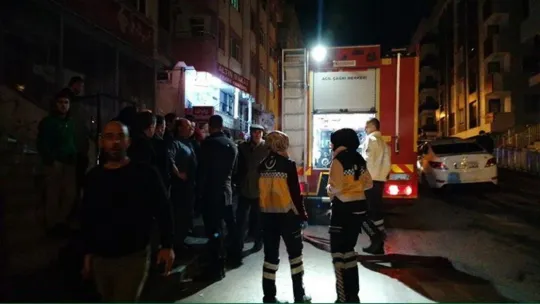 Gebze'de kahvehanede yangın çıktı!