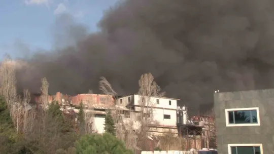 Gebze'deki fabrika yangını kontrol altına alındı