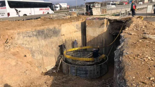 Gebze Doğu Kavşağında yağmursuyu baskınları tarihe kavuşuyor
