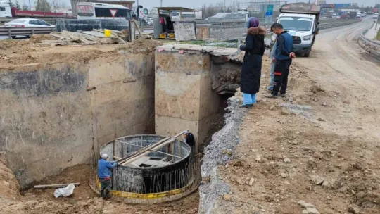 Gebze Doğu Kavşağında yağmursuyu baskınları tarihe kavuşuyor