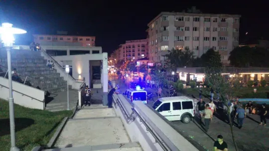 Kentin göbeğinde çıkan tartışma kanlı bitti