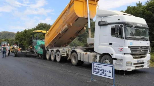 Gebze-Şile yoluna 14 bin ton asfalt serilecek