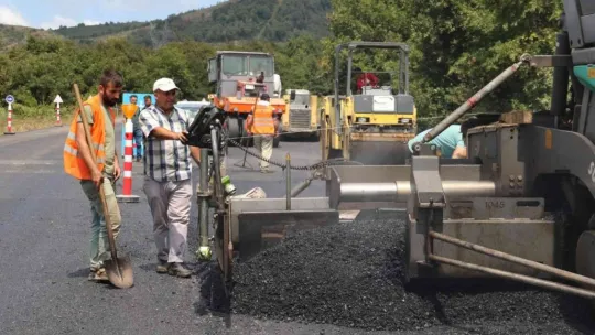 Gebze-Şile yoluna 14 bin ton asfalt serilecek